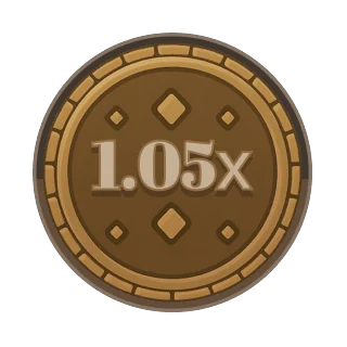 Monēta x1,05 – Chicken Road Gold