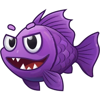 Violetā zivs – Fish Boom