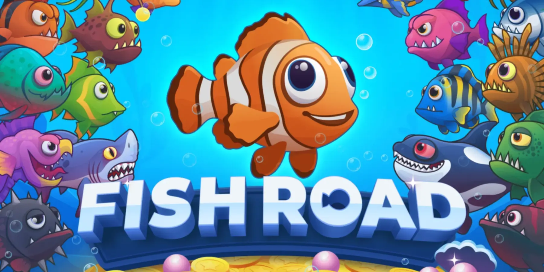 Fish Road – oficiālā InOut Games grafika