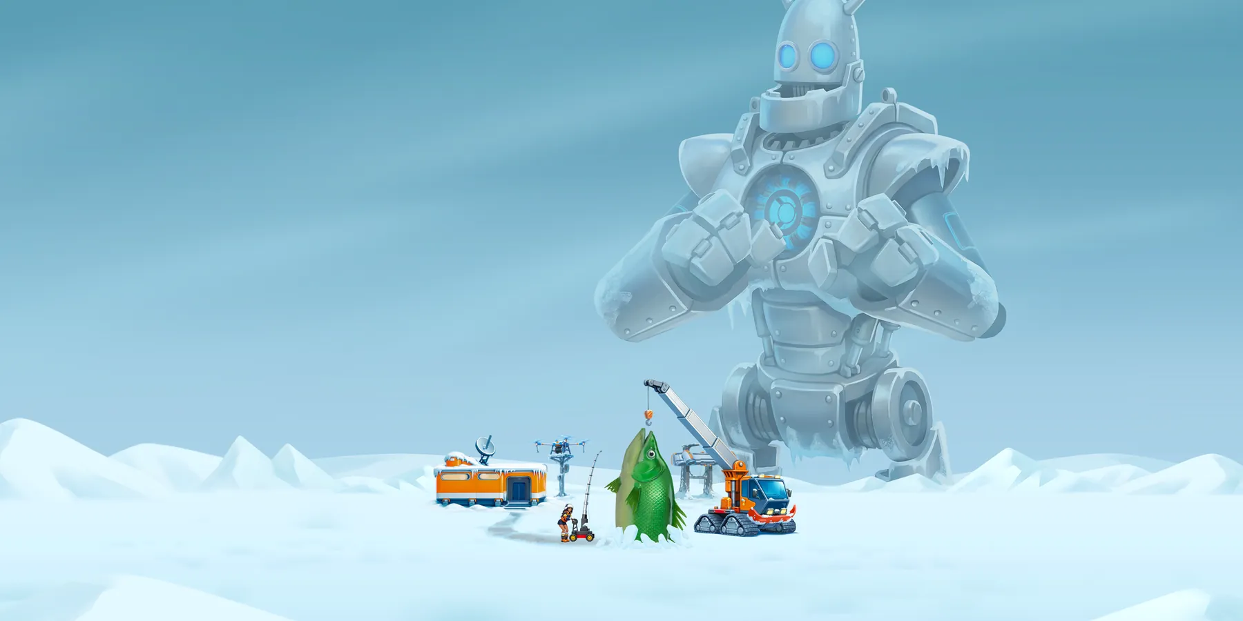 Ice Fish – oficiālā InOut Games grafika