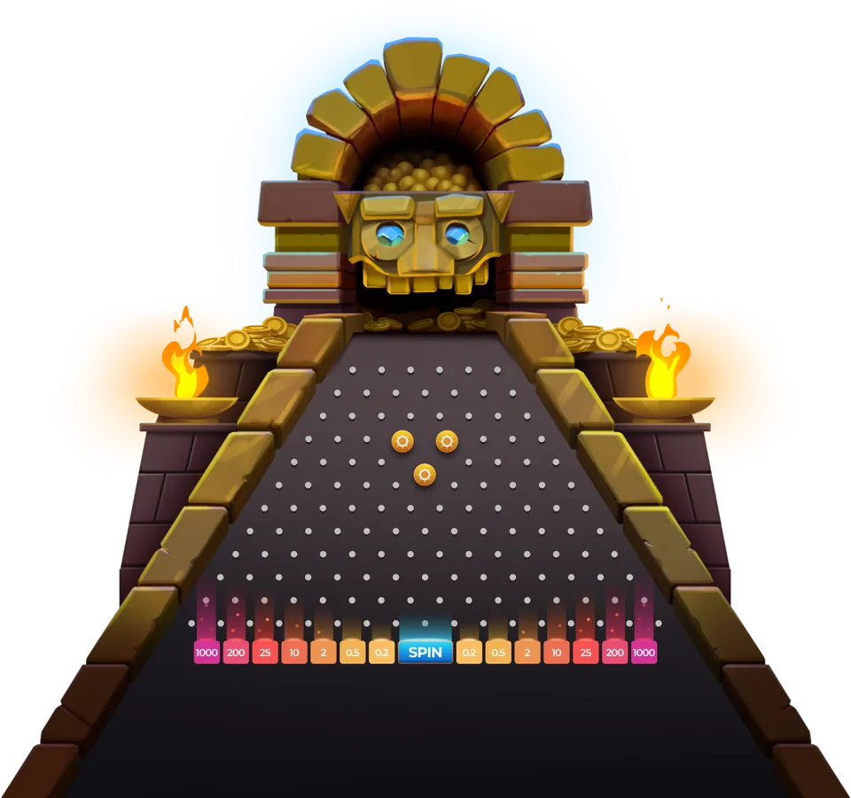 Bonusa raunda laukums – Plinko AZTEC